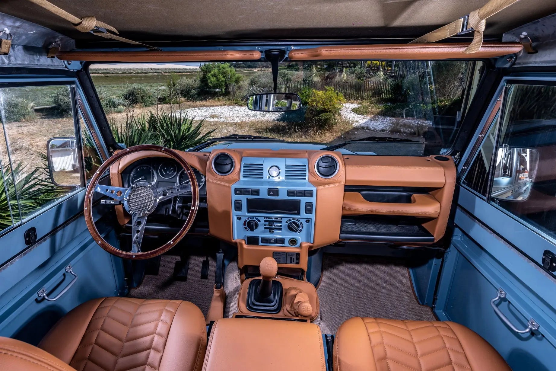 Land Rover Defender 90 Soft Top - Air Force Blue - Custom By Hedonic Hedonic