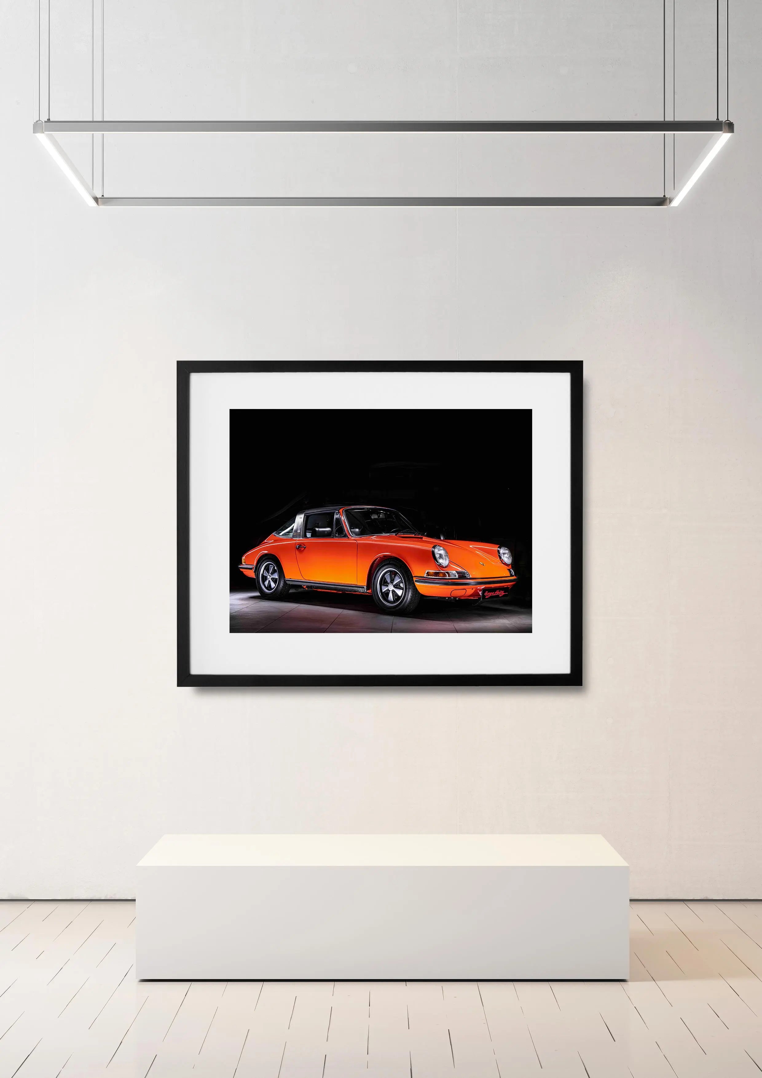 Photo SHAC - Porsche 911 Targa tangerine Hedonic