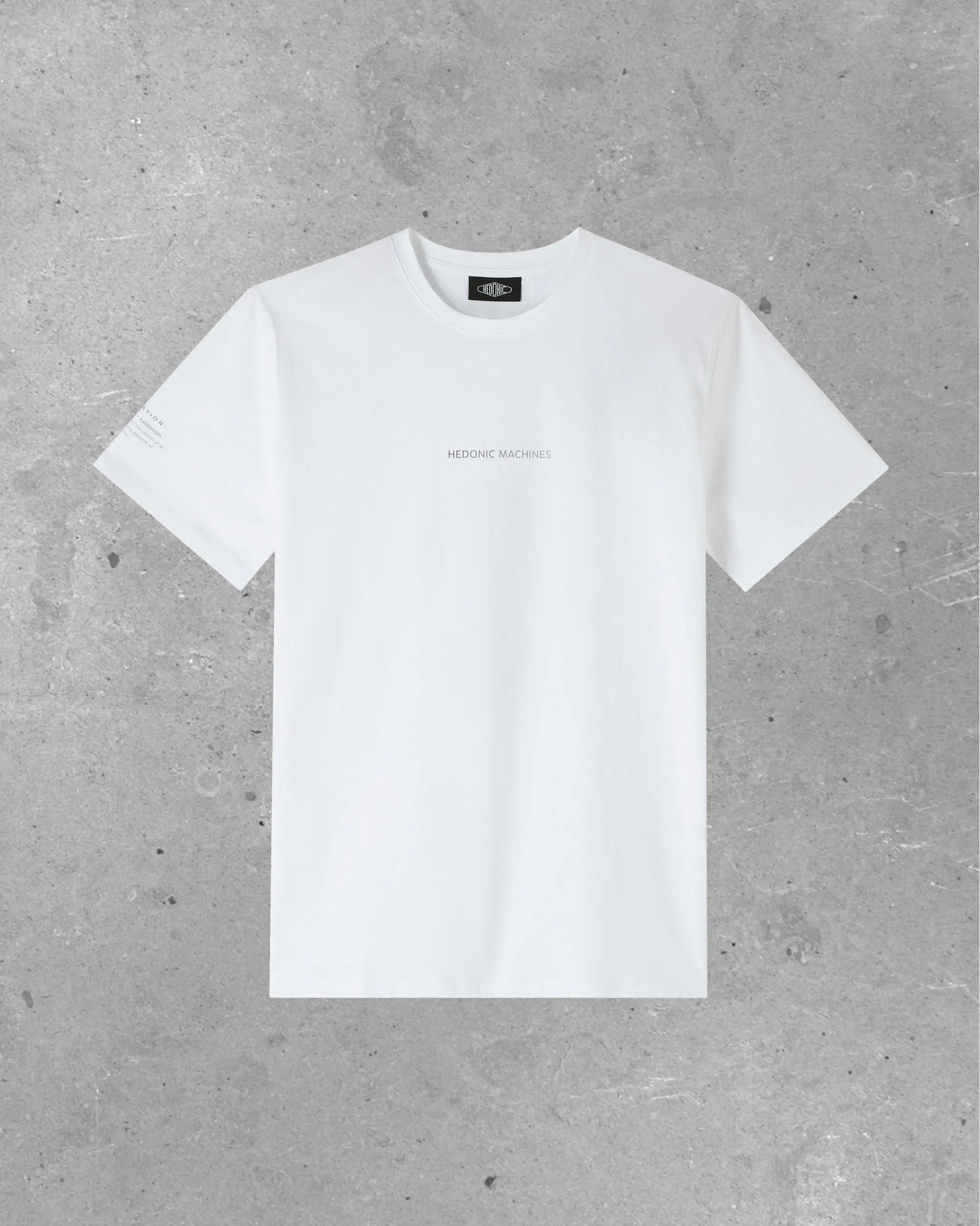T-Shirt blanc - Entre les lignes Hedonic