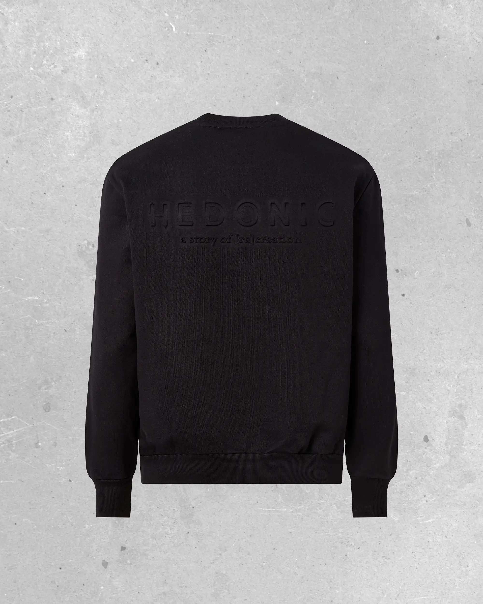 Sweat Crewneck Regular - Levels - Deep Black Hedonic