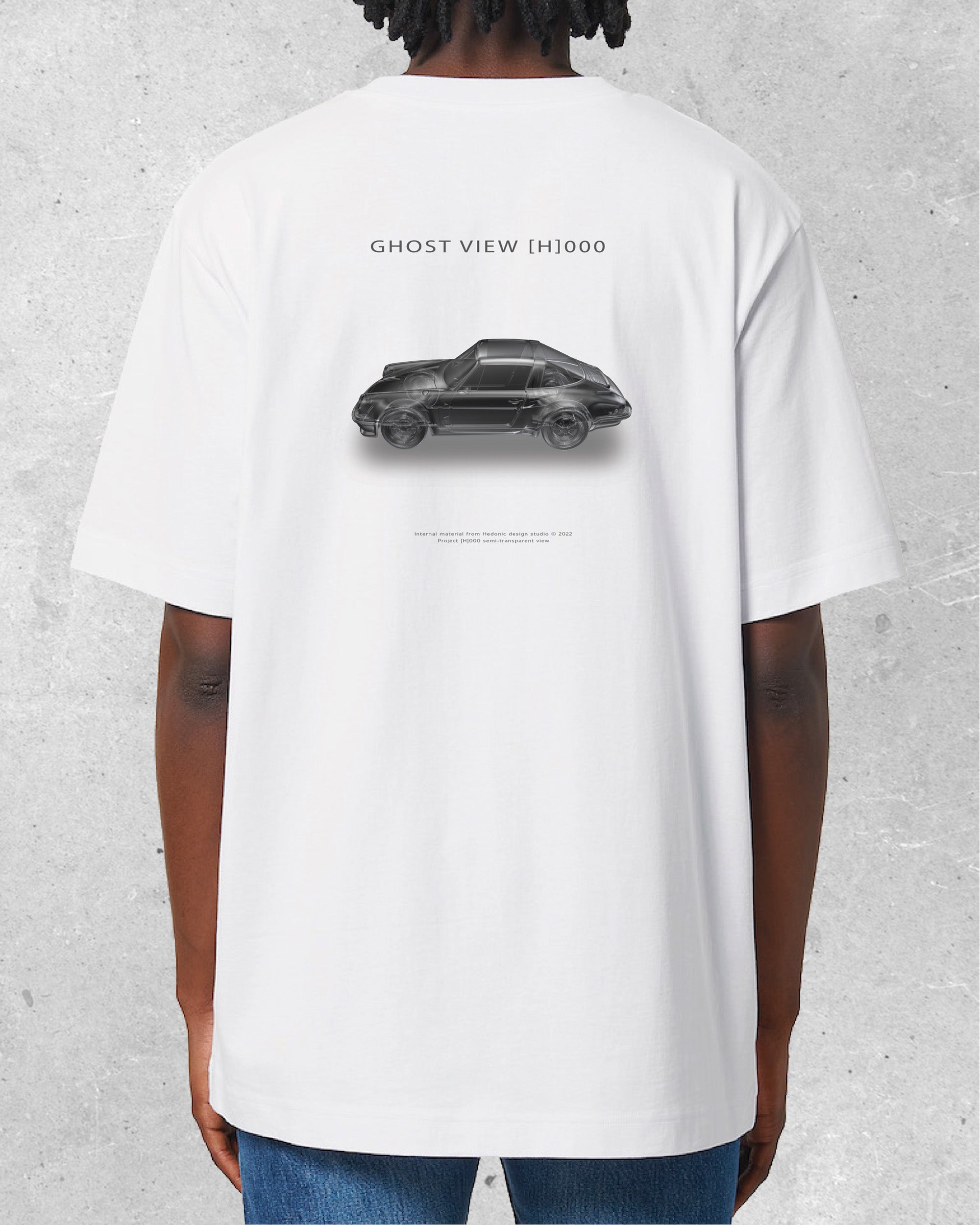 T-Shirt blanc - [H]000 Ghost View