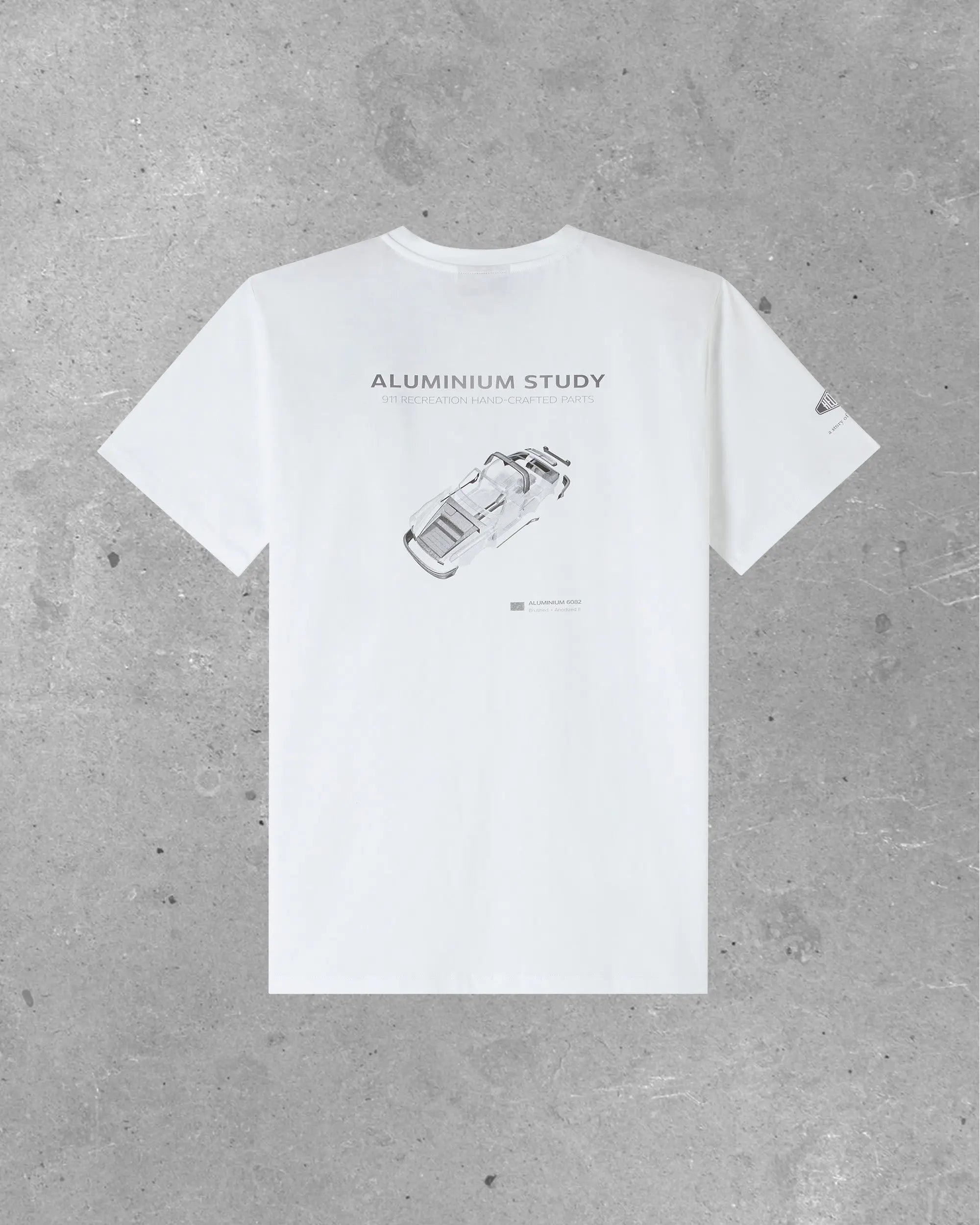 T-Shirt blanc - Aluminium study Hedonic