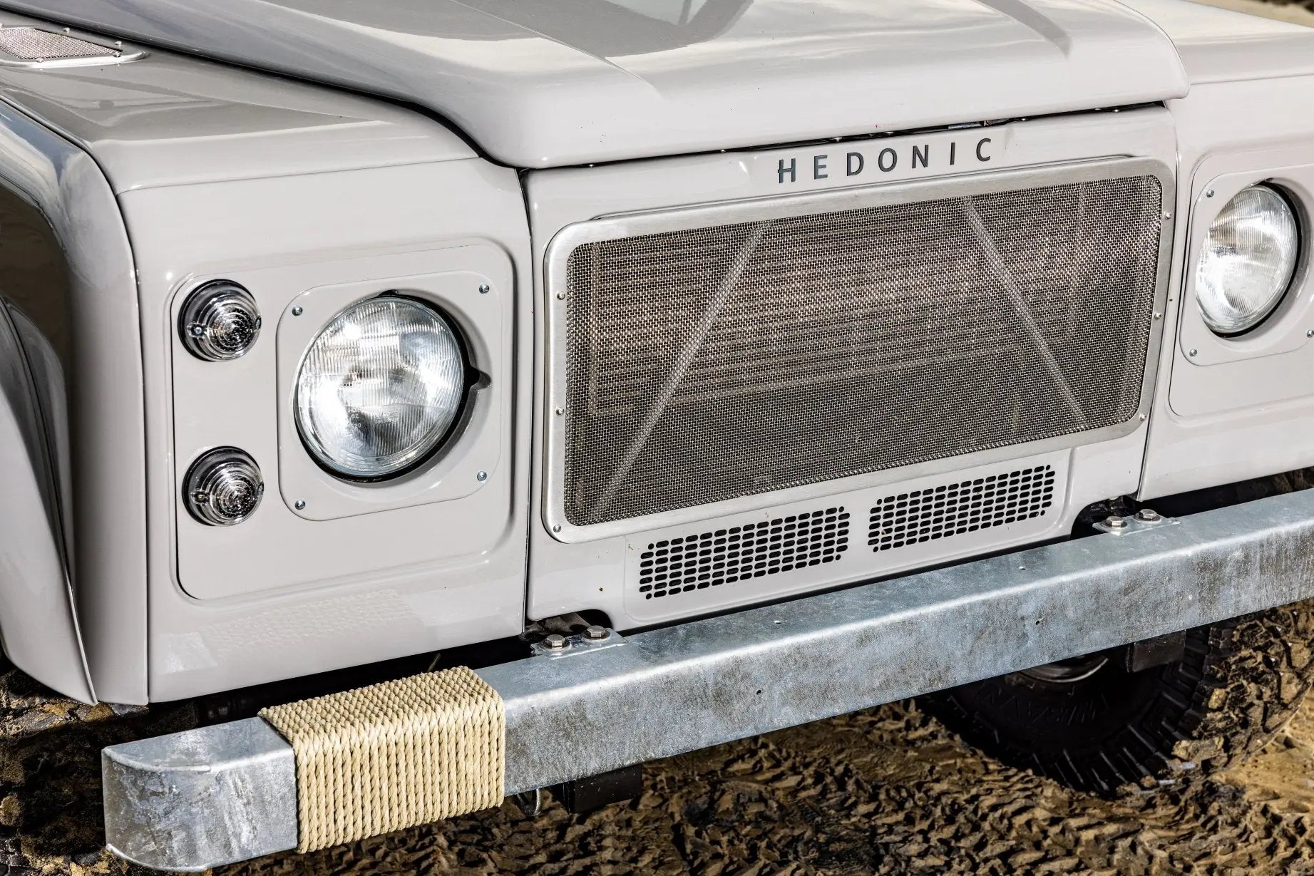 Land Rover Defender 110 Soft Top - Dove Grey - Custom By Hedonic Hedonic
