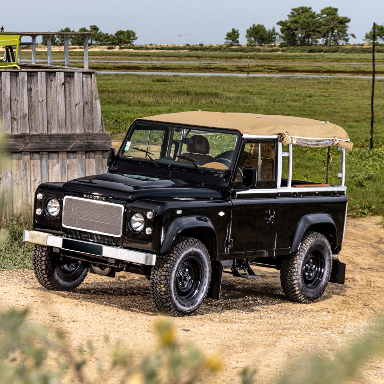 Land Rover Defender TD4 90 [HLR] Black/Terracota