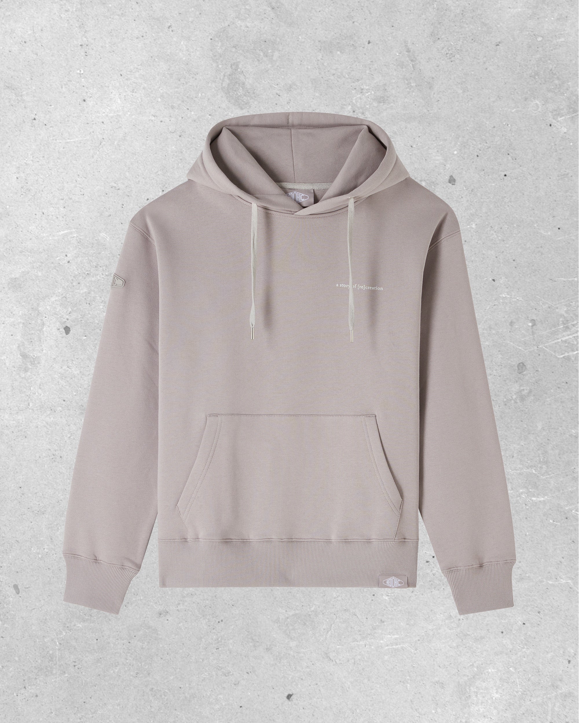 Gray hoodie - [H]001 3D side view