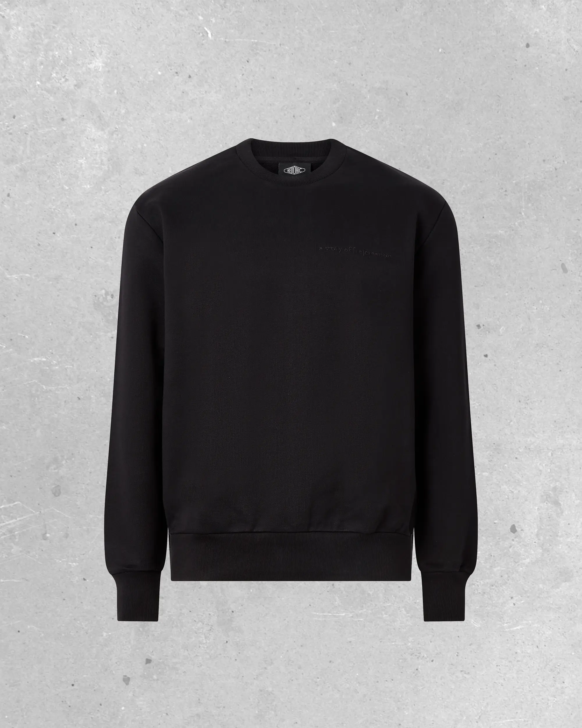 Sweat Crewneck Regular - Levels - Deep Black Hedonic