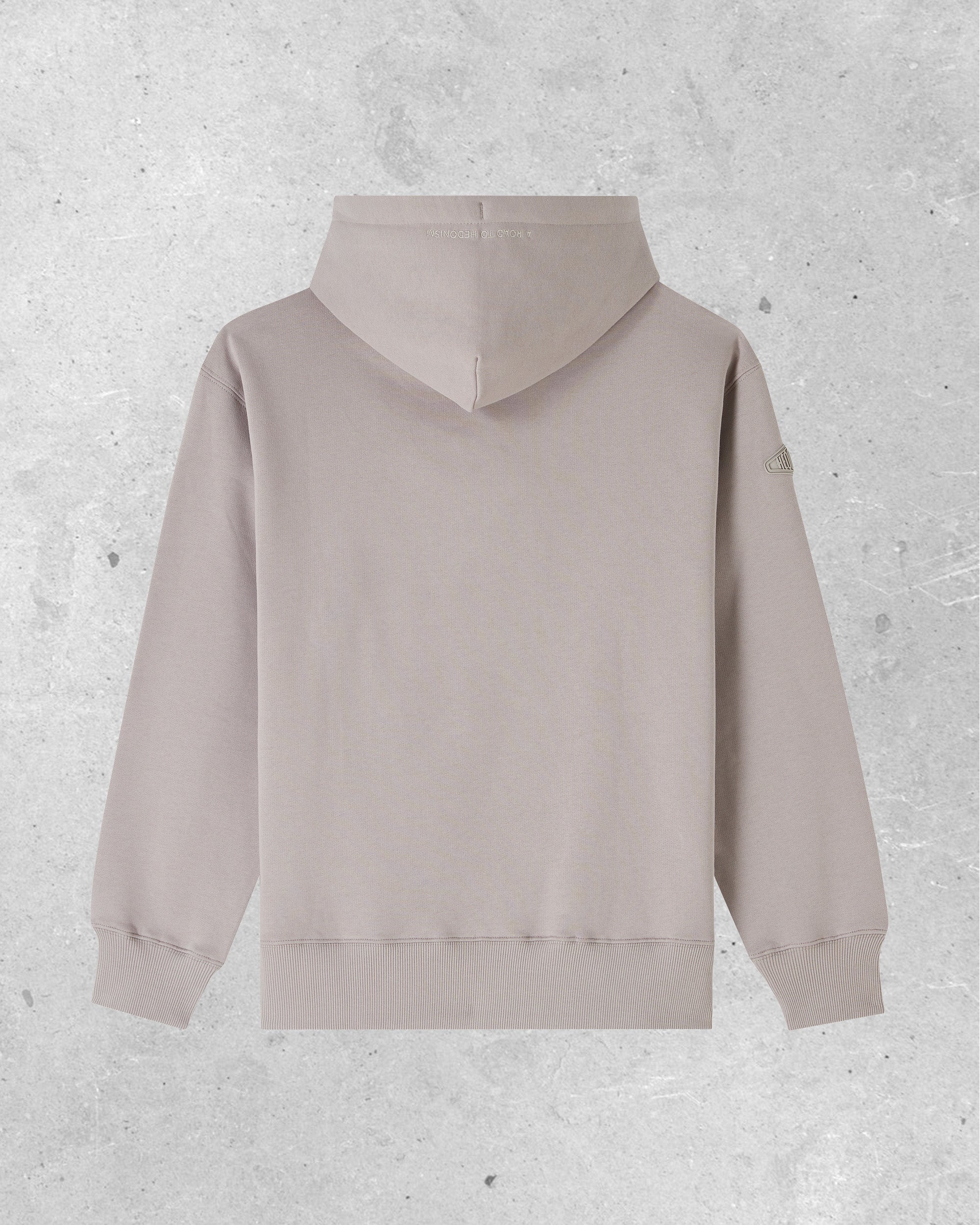Gray hooded sweatshirt - Basics - Greige embroidery