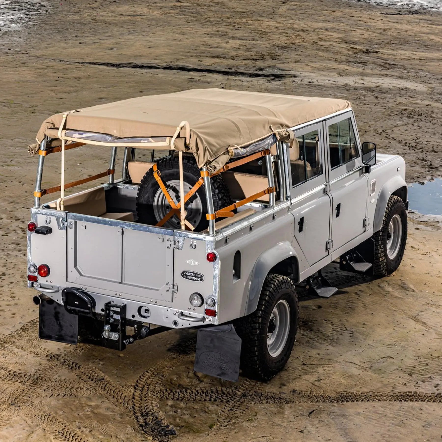 Land Rover Defender 110 Soft Top - Dove Grey - Custom By Hedonic Hedonic