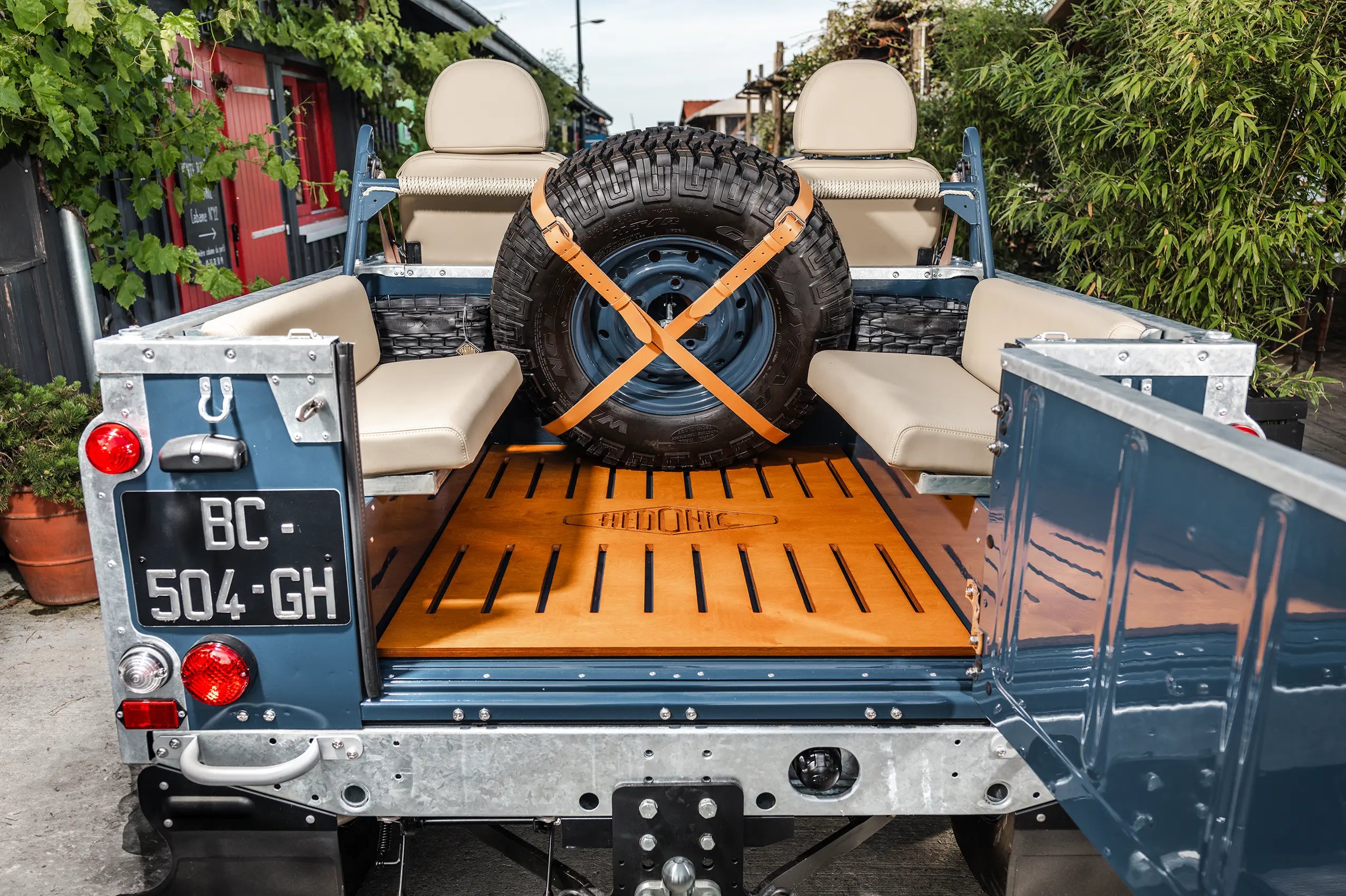 Land Rover Defender 90 Blue Soft Top - Custom Hedonic