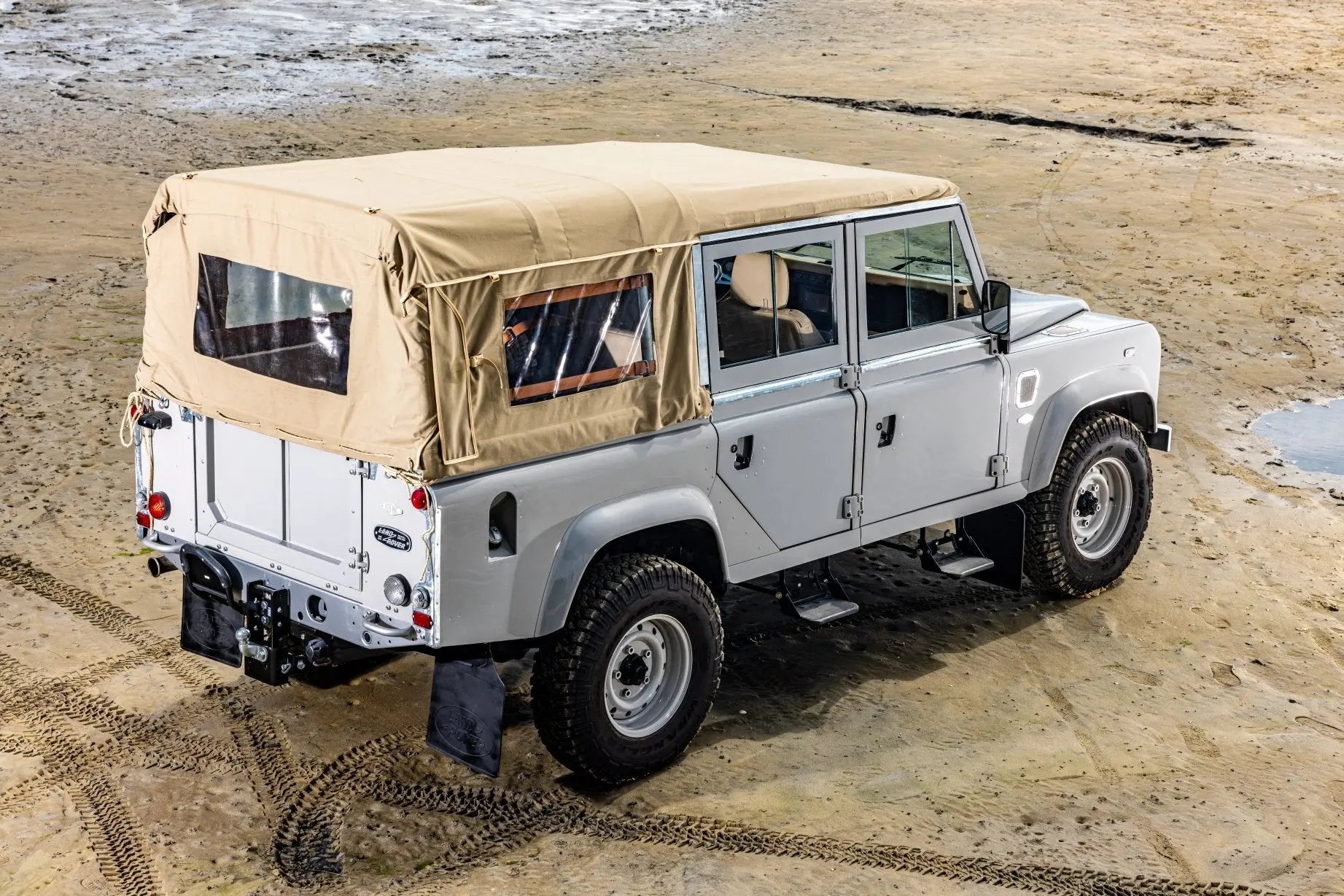 Land Rover Defender 110 Soft Top - Dove Grey - Custom By Hedonic Hedonic