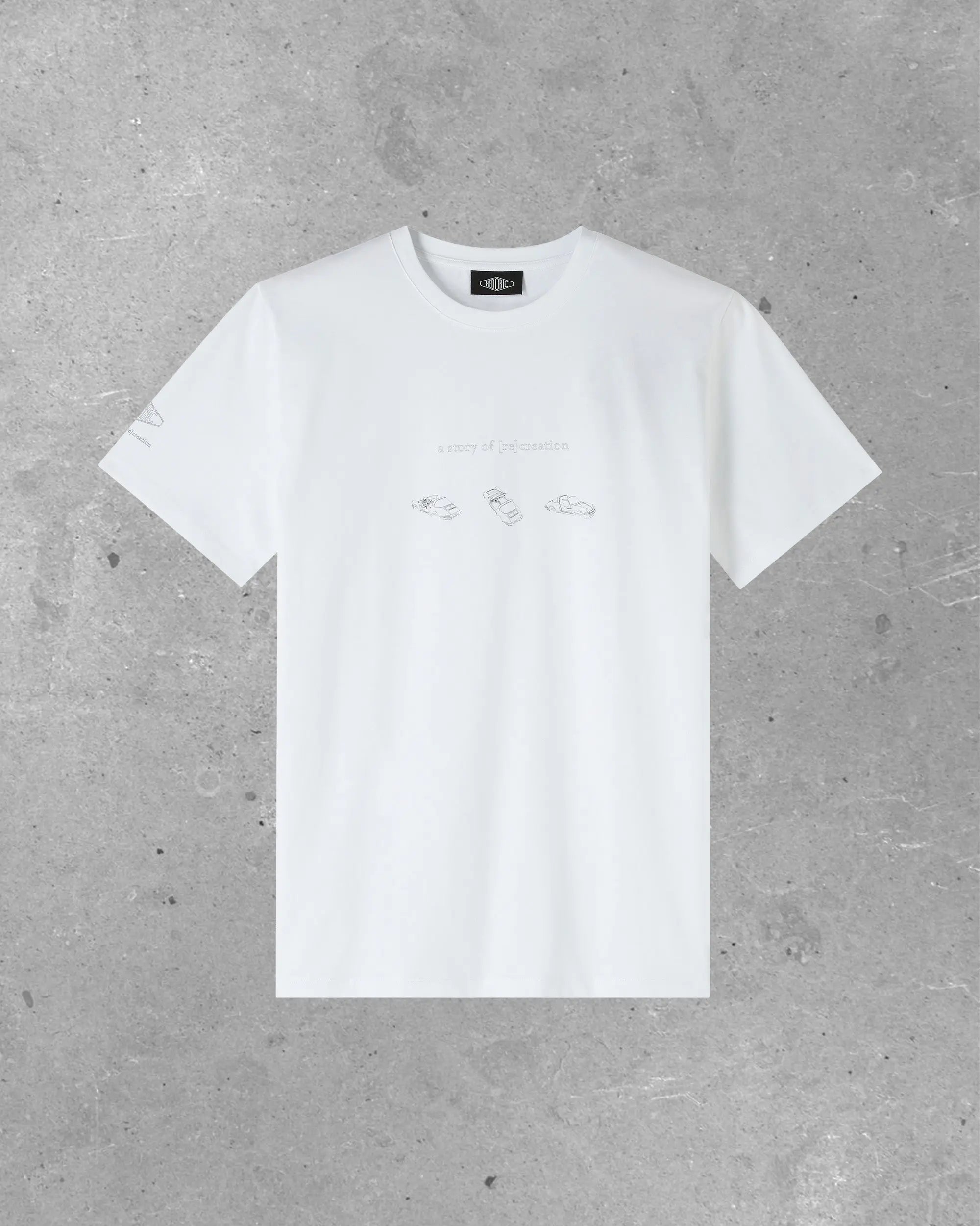 T-Shirt blanc - Triptyque Hedonic