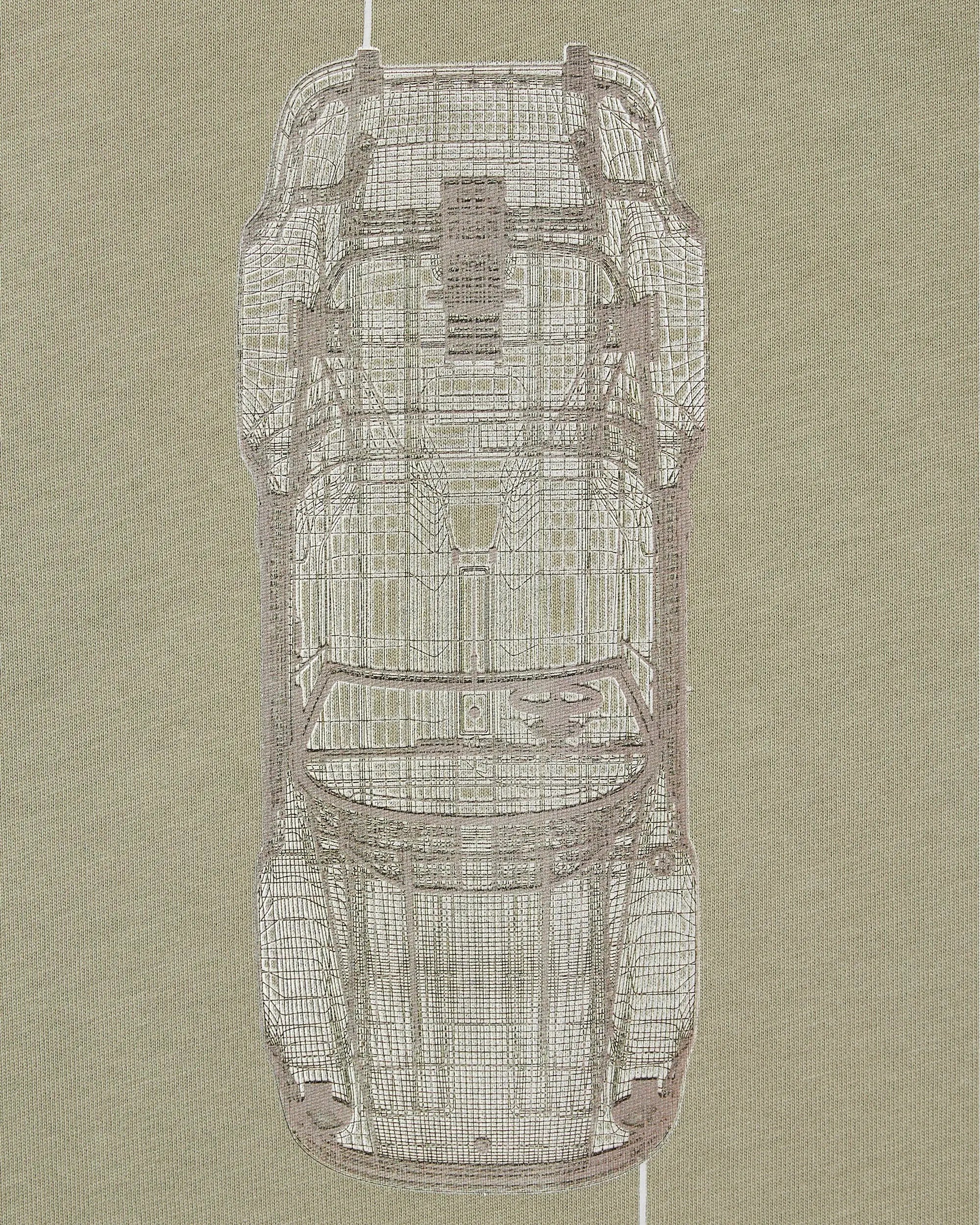 T-shirt Boxy Between the lines - Stone Shades Hedonic