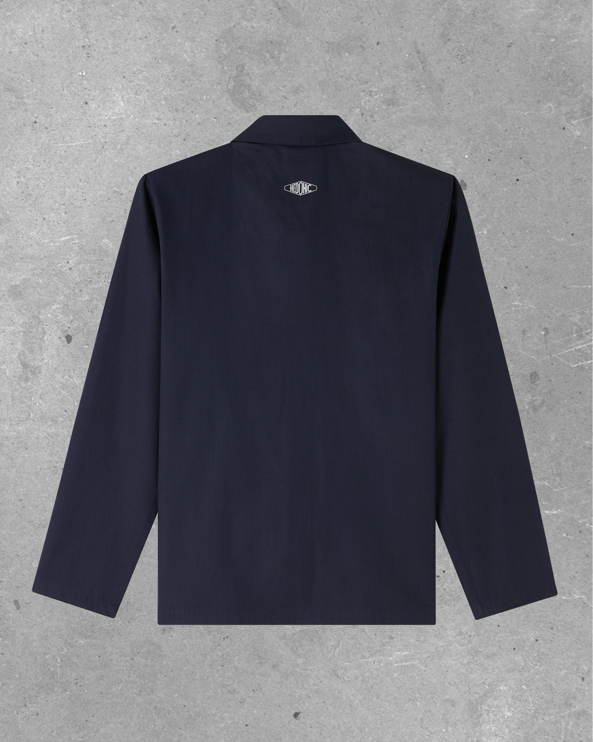 Technical weaving overshirt - Lightless Blue