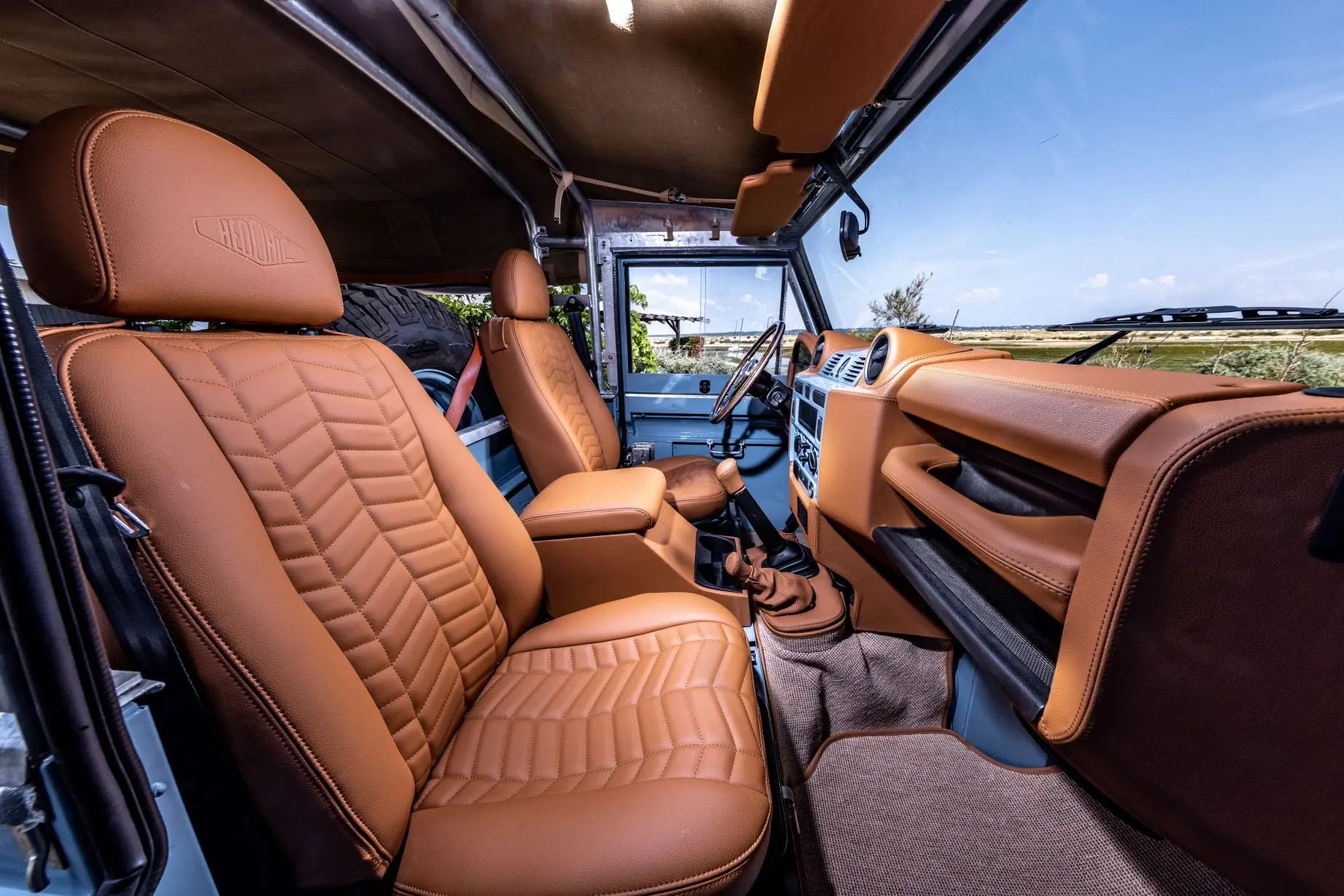 Land Rover Defender 90 Soft Top - Air Force Blue - Custom By Hedonic Hedonic