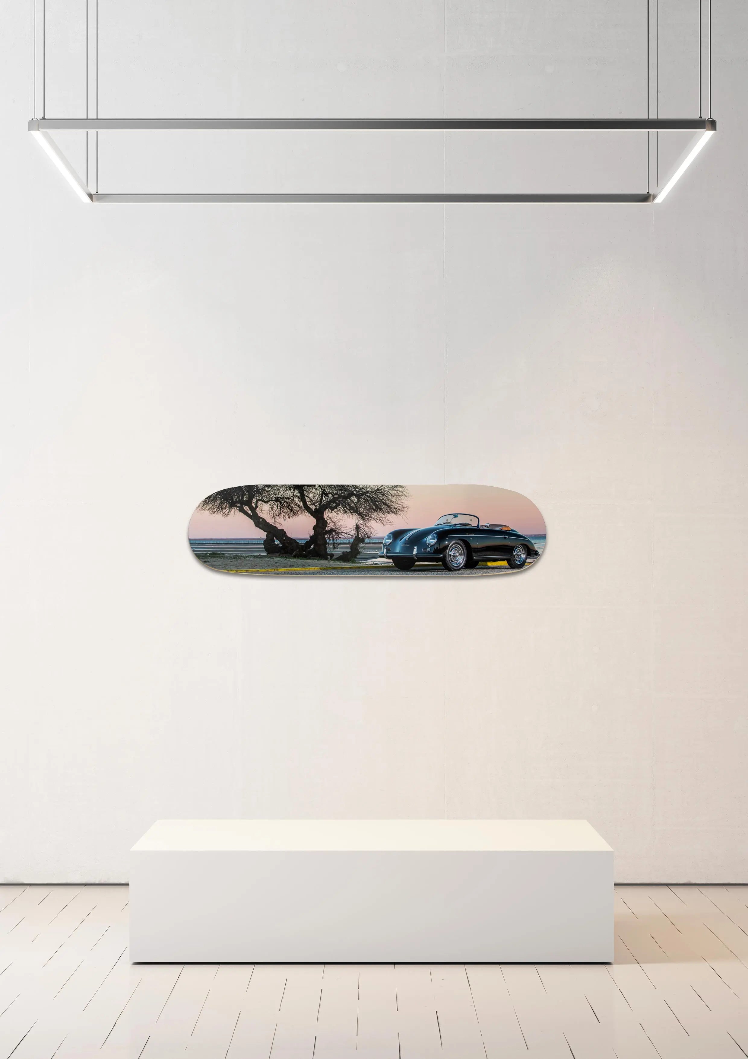 Planche de skate murale - édition très limitée Porsche 356 - Serge Heitz Hedonic