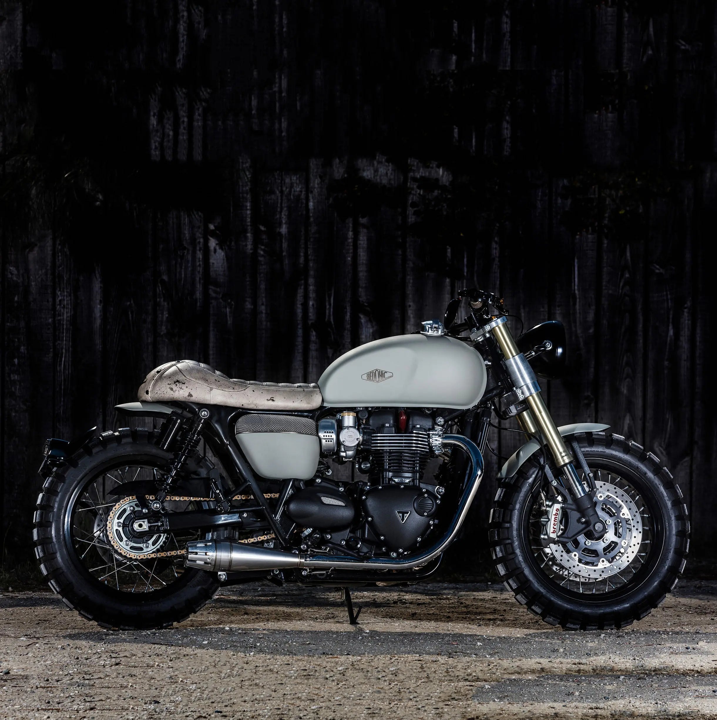 Moto Neo Gris mat & Beige Hedonic