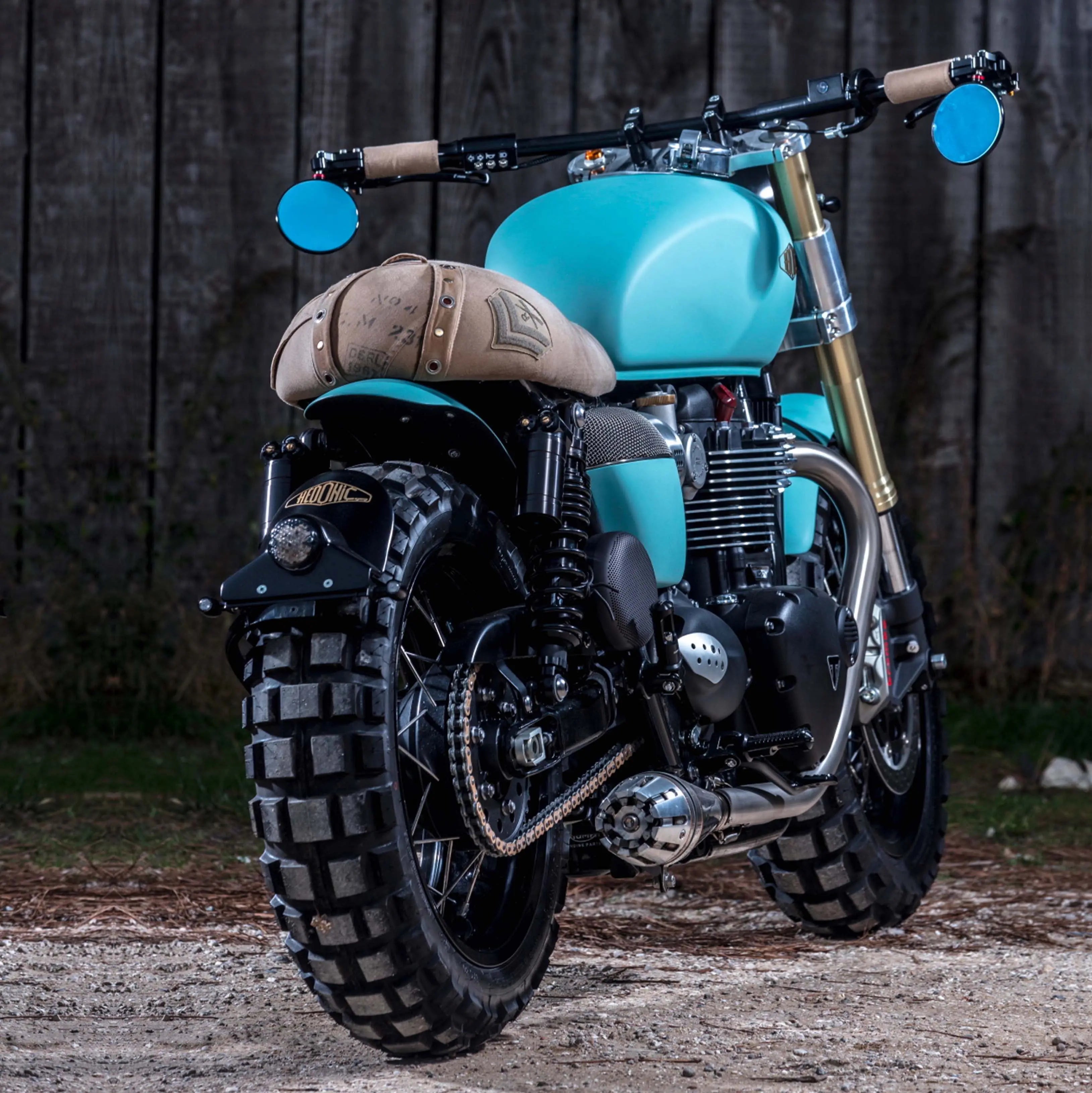 Moto Neo Bleu clair & Beige Hedonic