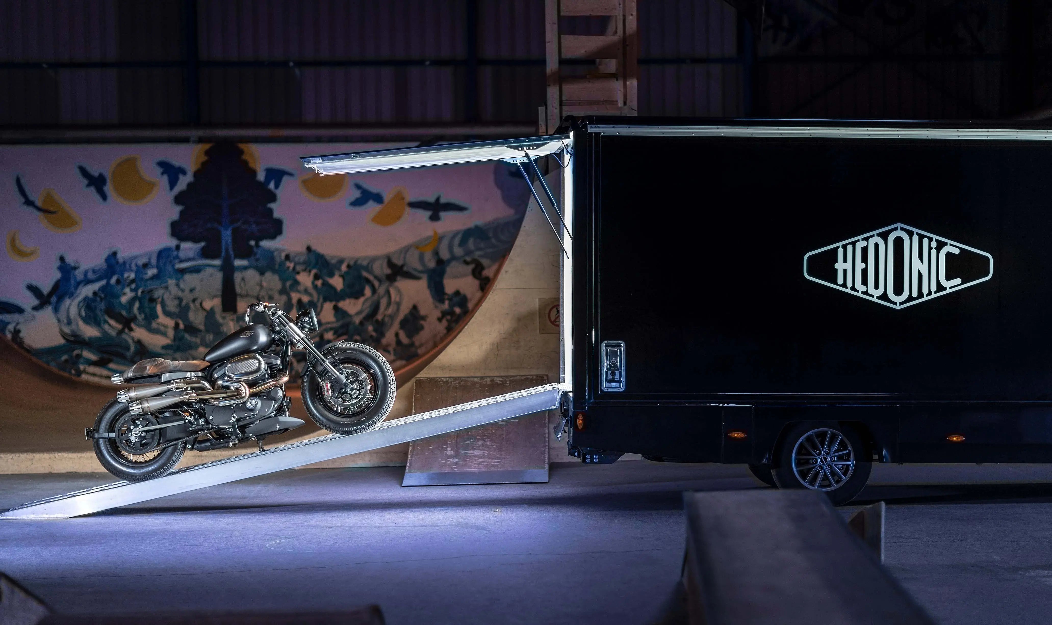 Moto Stardust #000 BLK & Brown Leather Hedonic