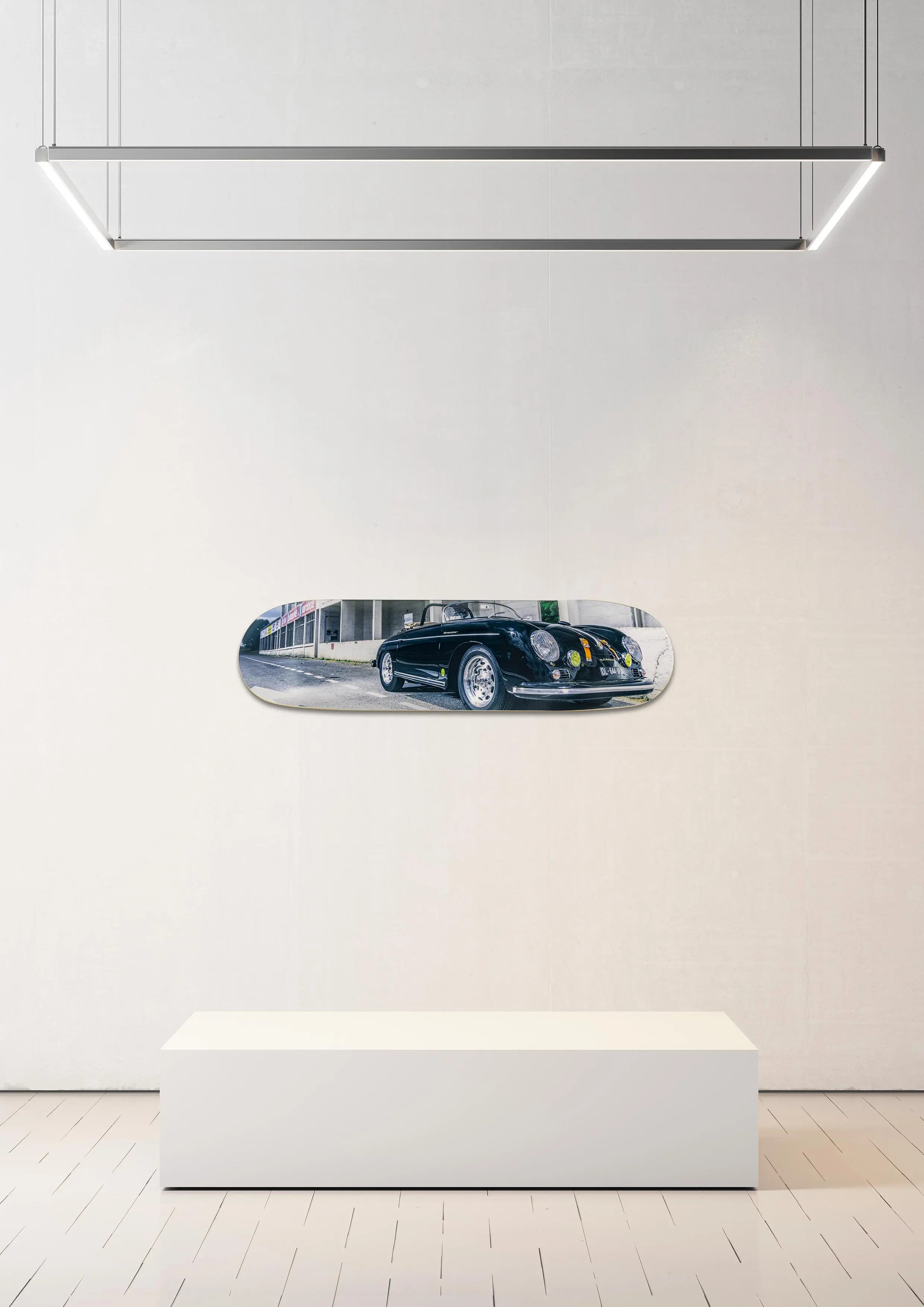 Planche de skate murale - édition très limitée Porsche 356 Speedster GT - Serge Heitz Hedonic