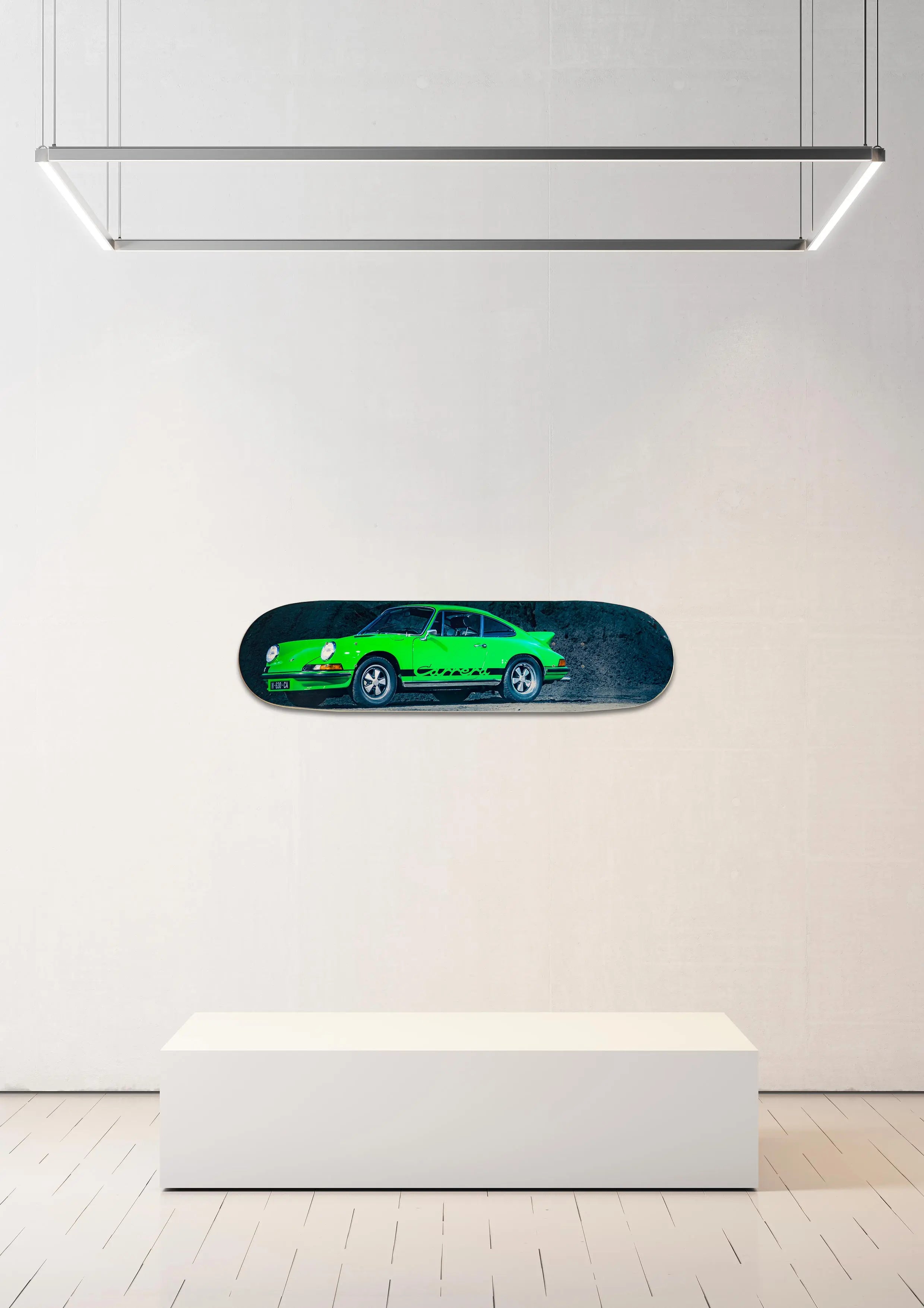 Planche de skate murale - édition très limitée Porsche 911 Carrera 2,7 RS - Serge Heitz Hedonic