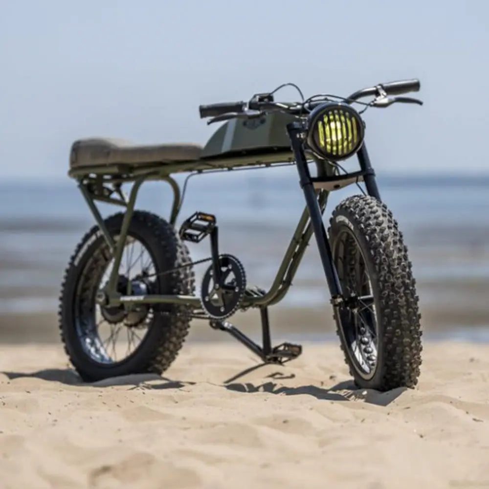 Vélo électrique Hedonic x Super 73 - Kaki - selle longue Hedonic x Super 73