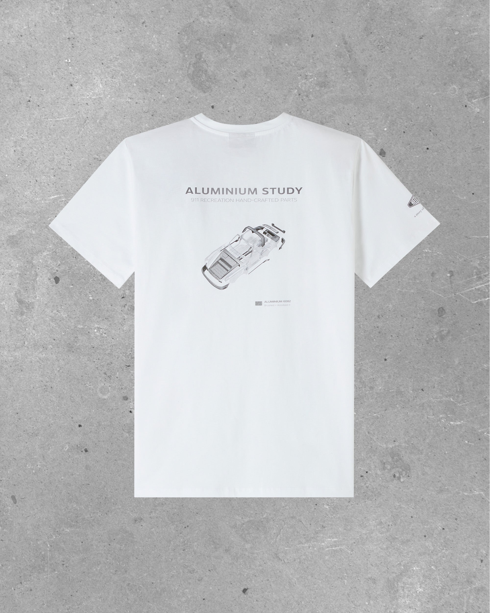 T-Shirt blanc - Aluminium study