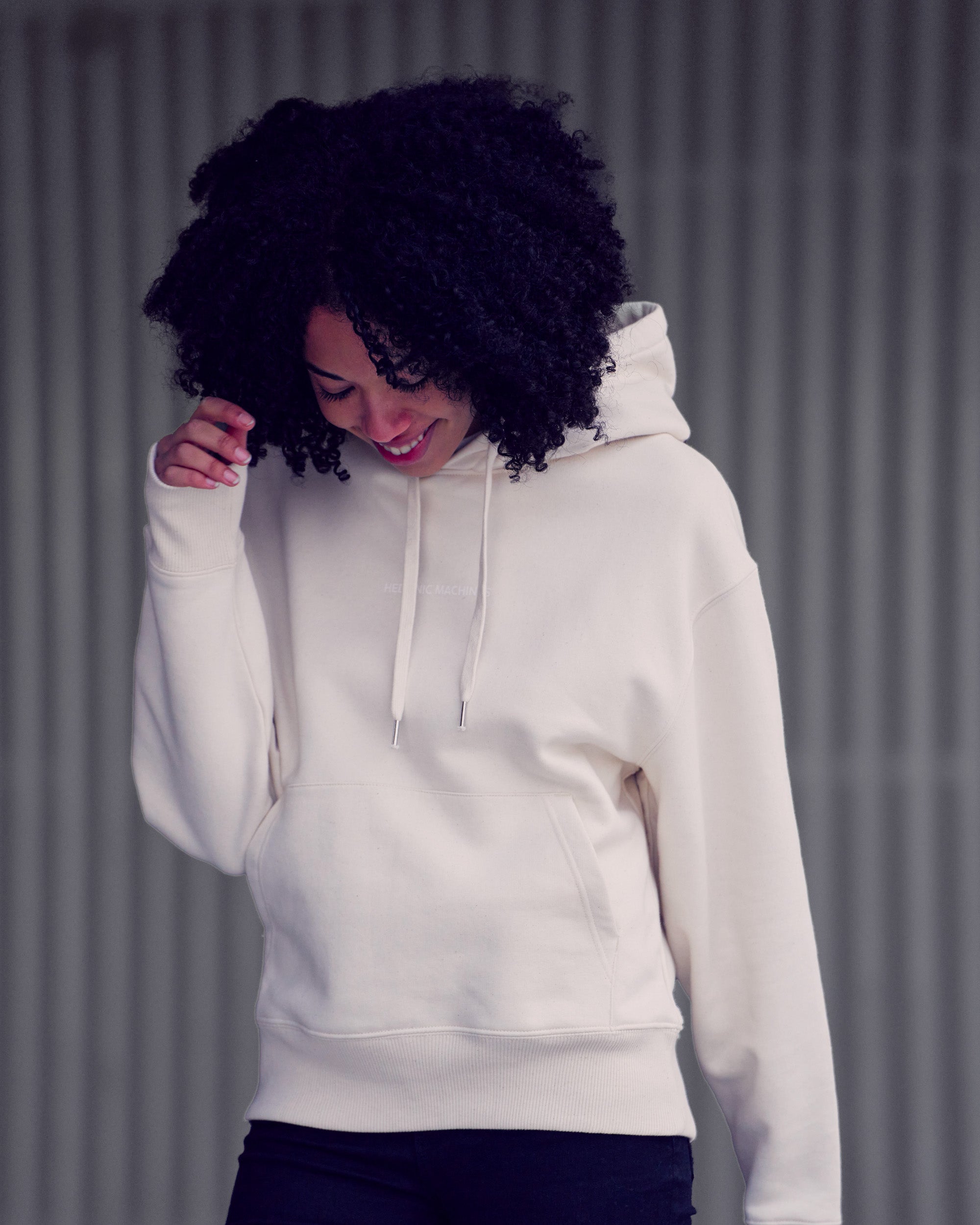 Desert sand hoodie Neo 001 side view