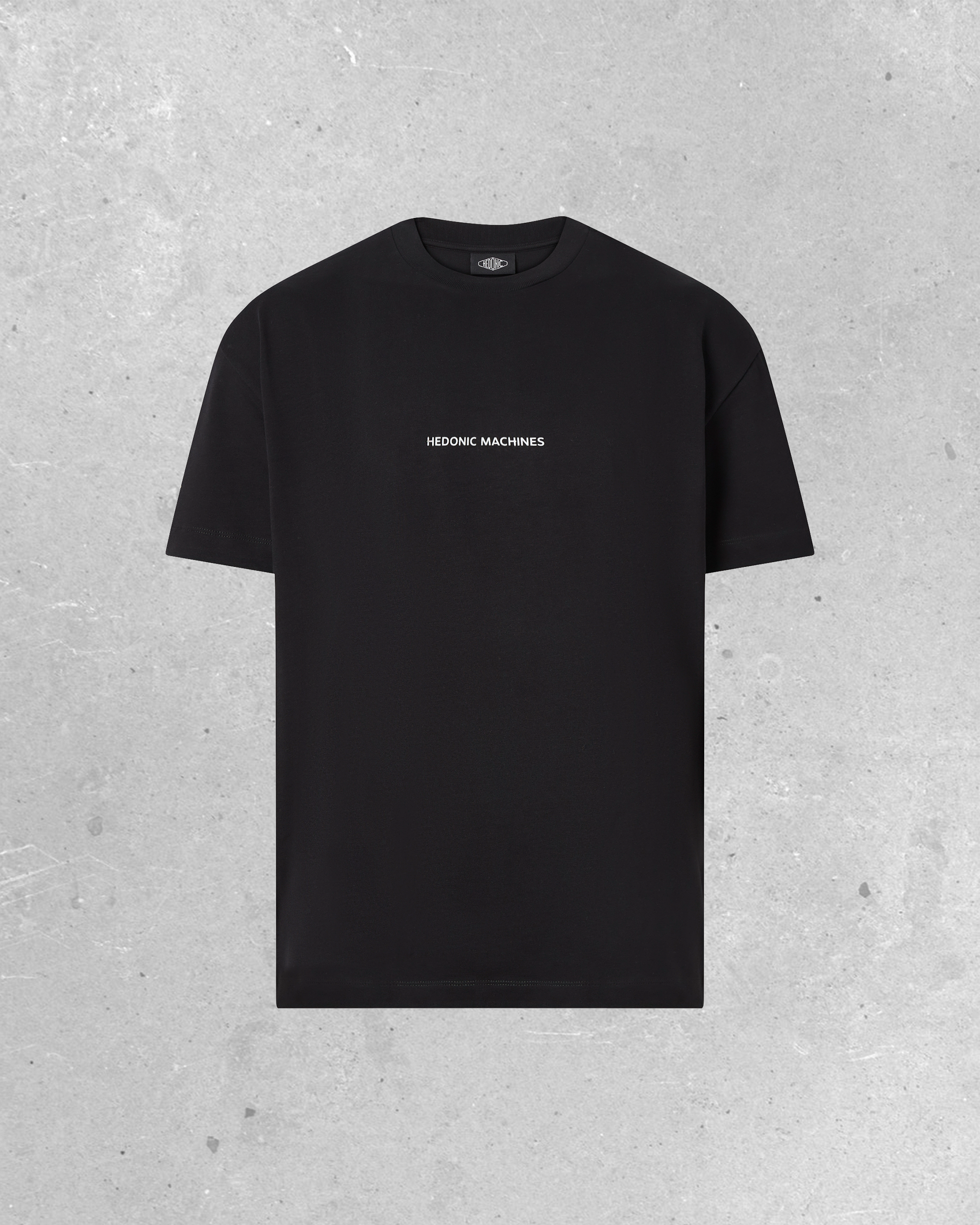 T-shirt Boxy Between the lines - Black Shades