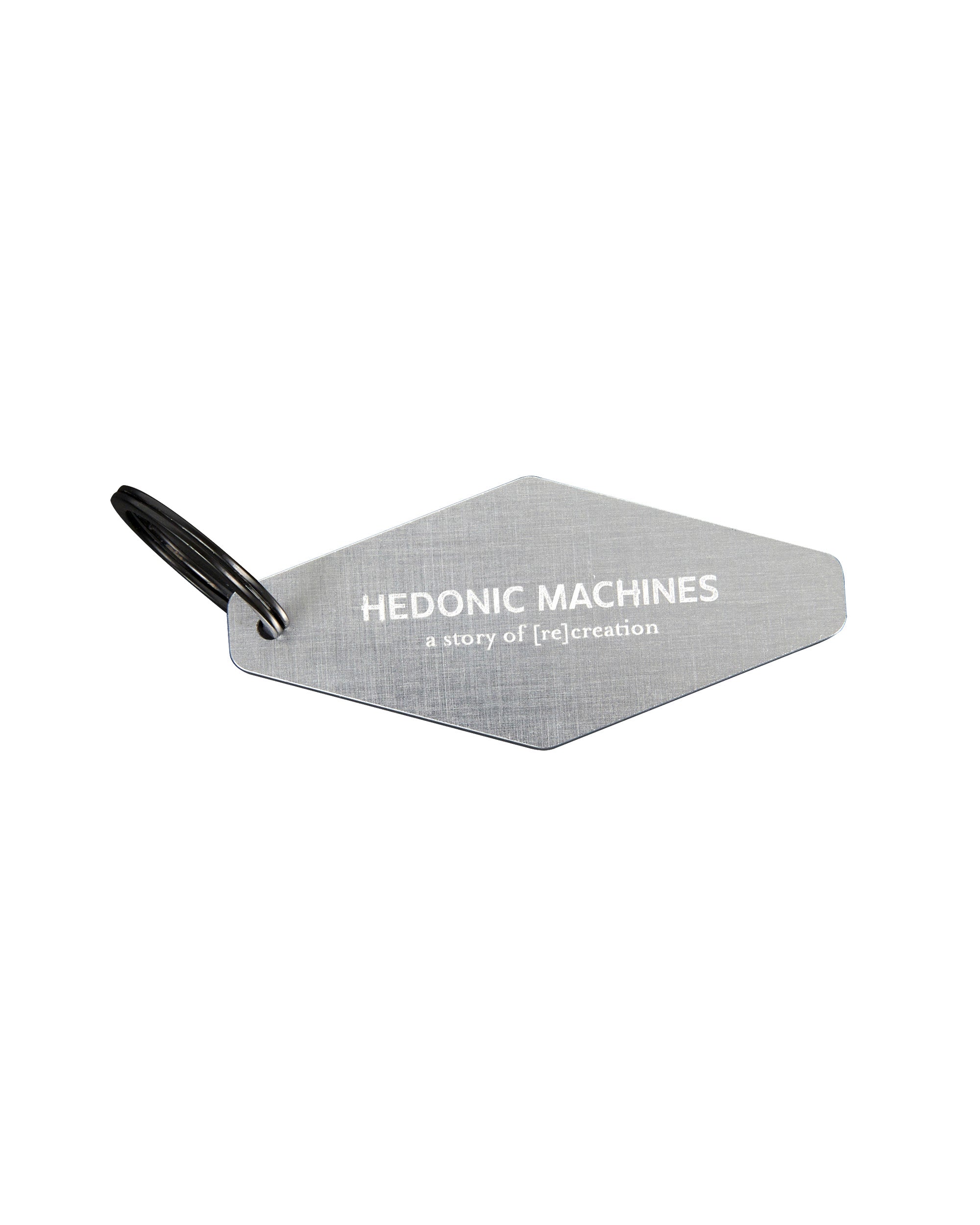Porte-clés aluminium - Plaque Hedonic
