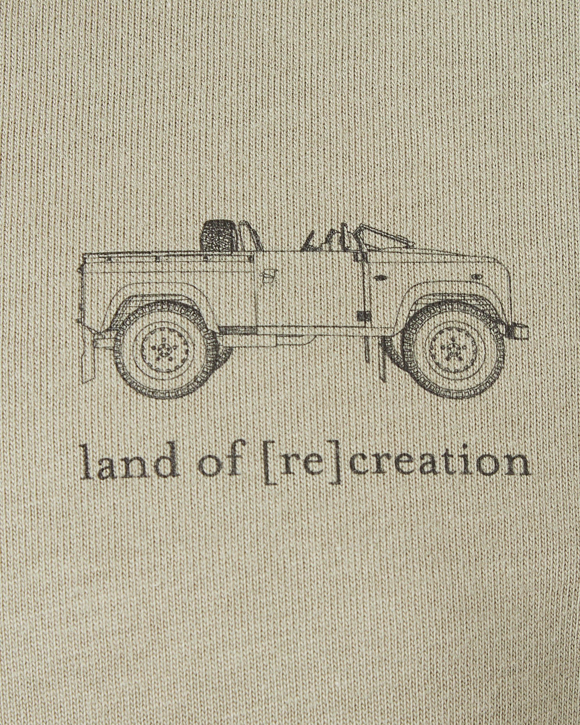 T-shirt Regular Land Side - Stone