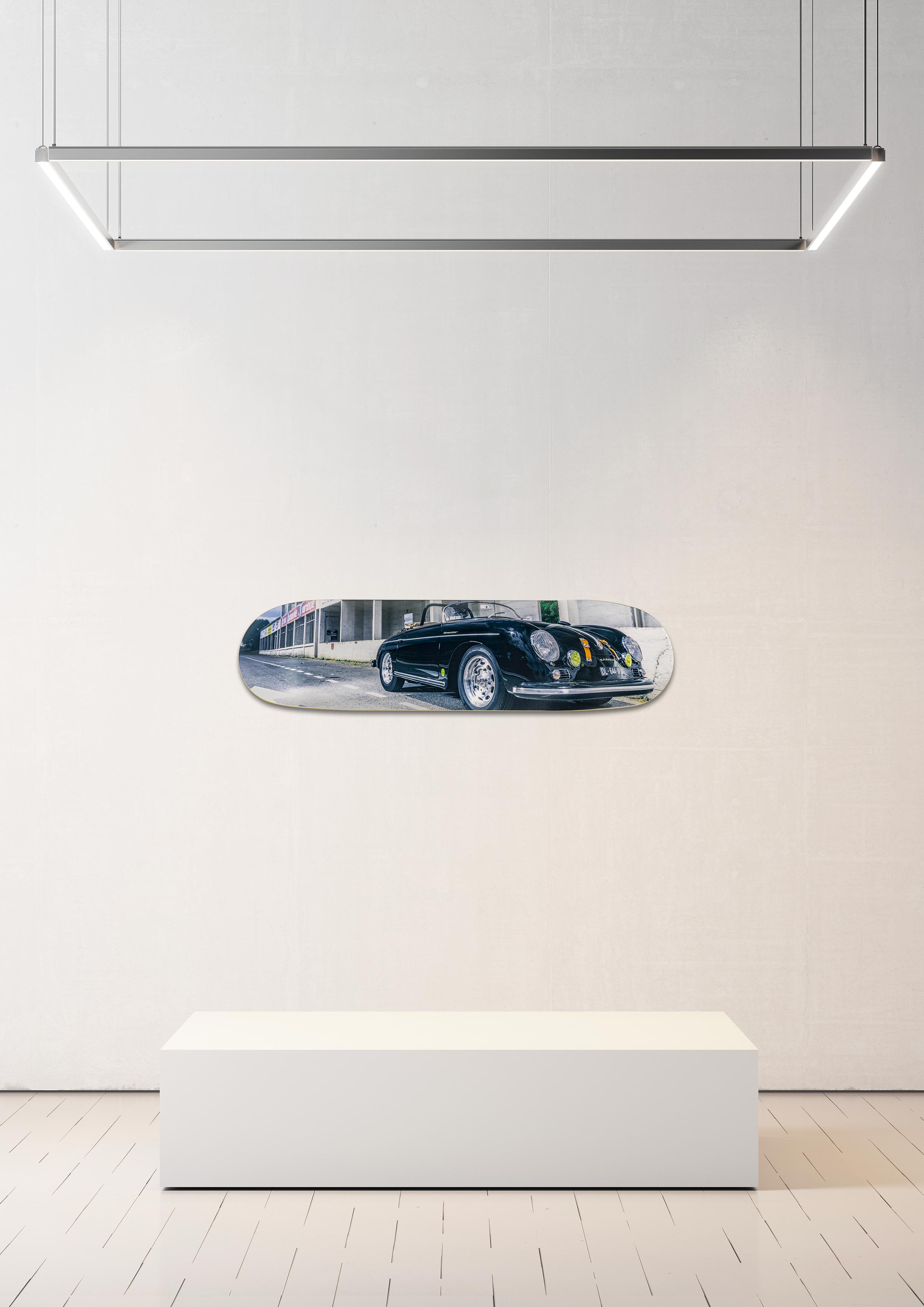 Planche de skate murale - édition très limitée Porsche 356 Speedster GT - Serge Heitz